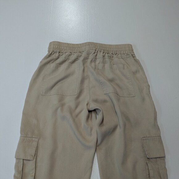 Vince Camuto Size XS Khaki Cargo Cropped Joggers - Picture 4 of 15